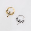 GOTHIC BAROQUE FILIGREE DROP 316L SURGICAL STEEL EARRING